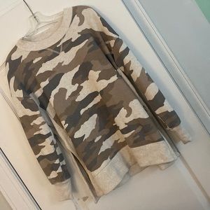 Aerie Oversized Camo Pullover